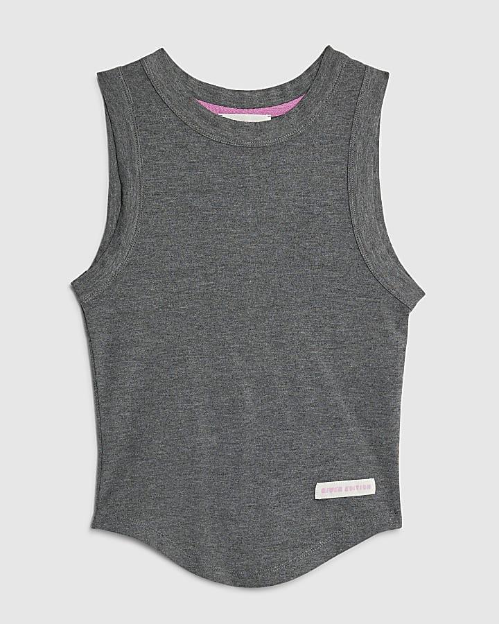 river island Grey RVR Edition Tank Top