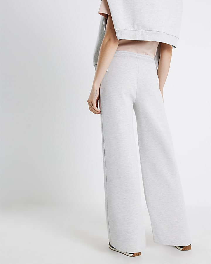 River Island Grey RVR Edition Wide Leg Joggers