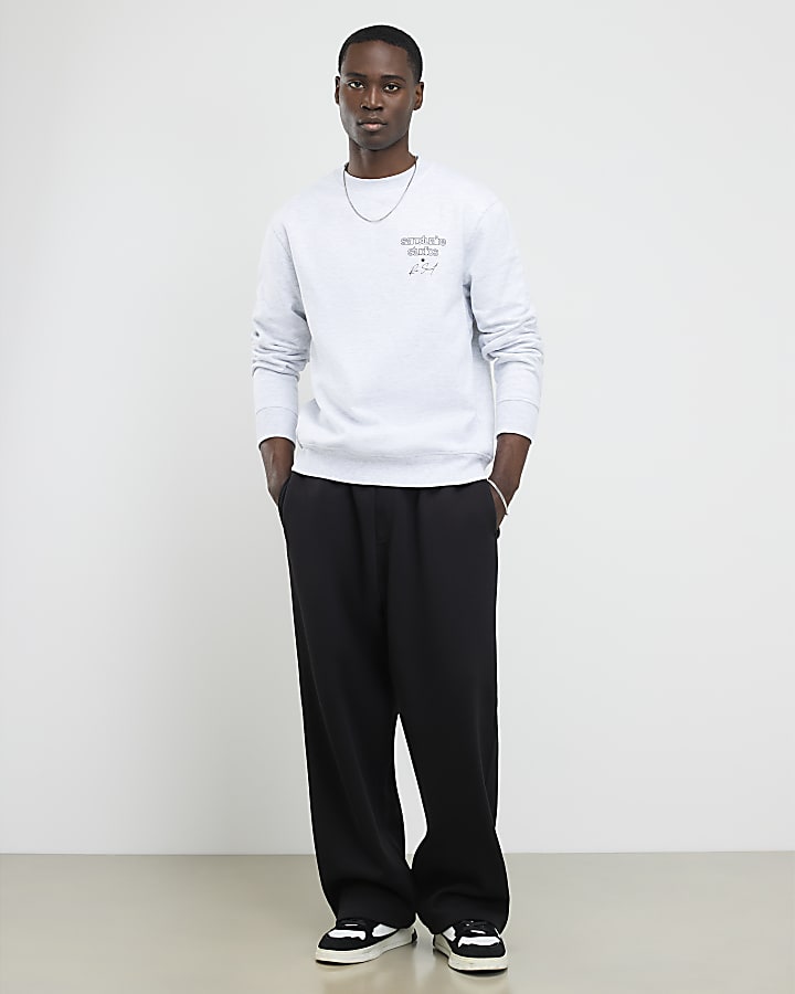 River Island Grey Sanctuaire Studios Sweatshirt