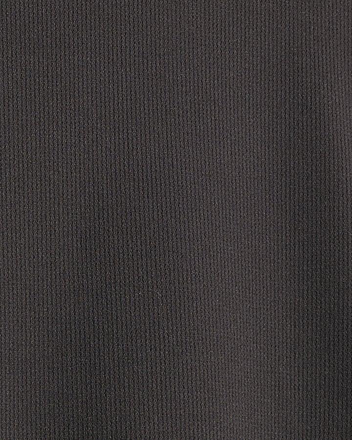river island Grey Short Sleeve Cosy Boxy T-Shirt