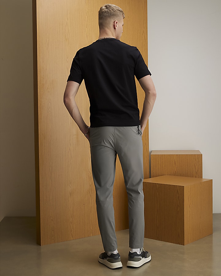 River Island Grey Skinny Fit Active Trousers