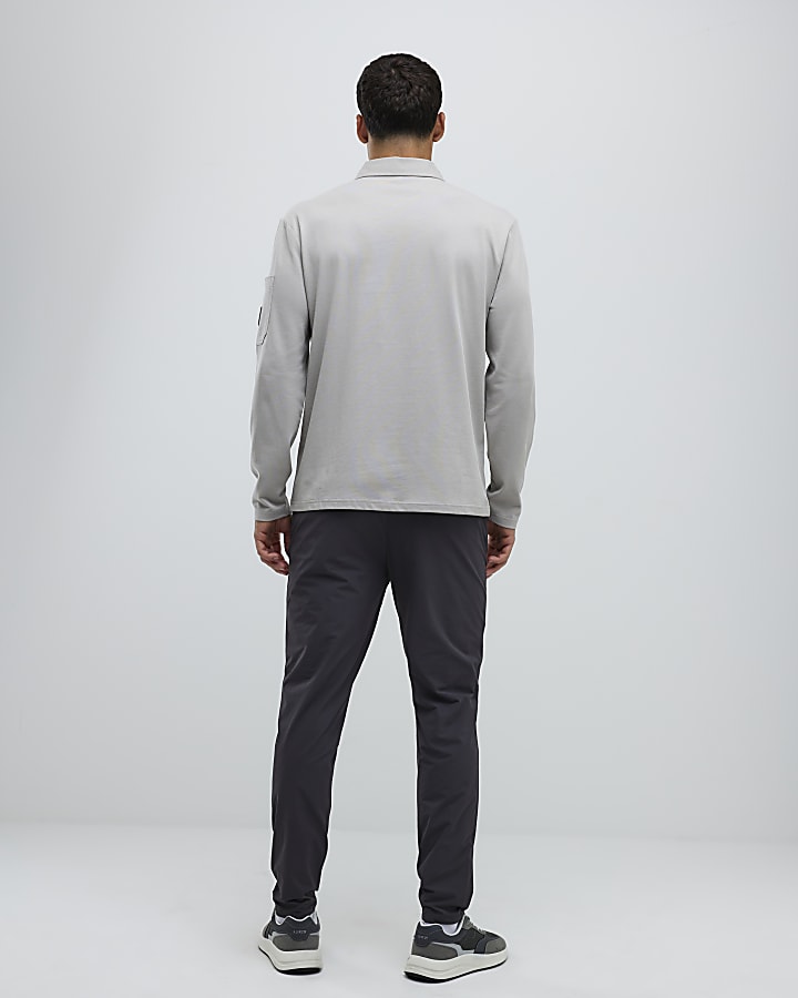 River Island Grey Skinny Fit Chino Trousers