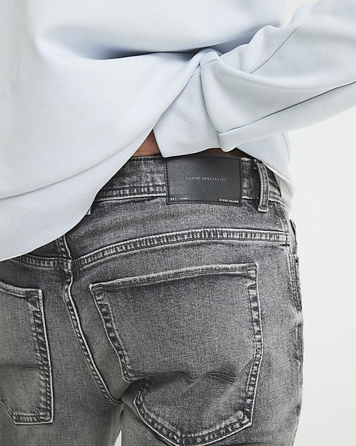 River Island Grey Skinny Fit Jeans