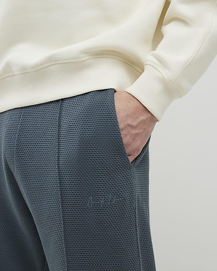 River Island Grey Slim Fit Bubble Joggers