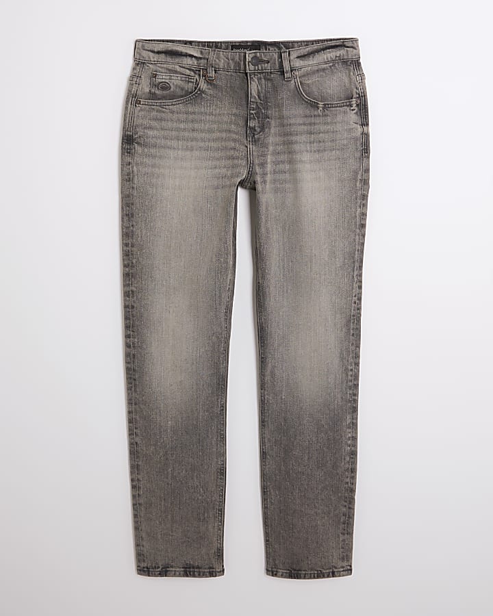 river island Grey Slim Fit Jeans
