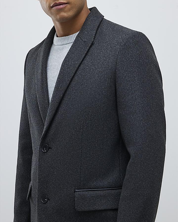 River Island Grey Tailored Coat