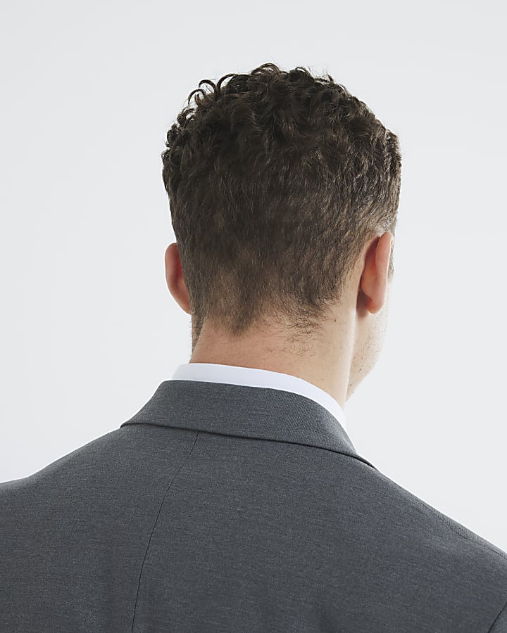 River Island Grey Tailored Suit Jacket