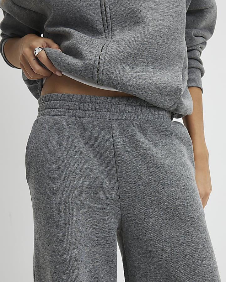River Island Grey Wide Leg Joggers