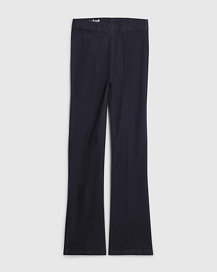 river island Indigo Pull-On Sculpt Bootcut Jeans
