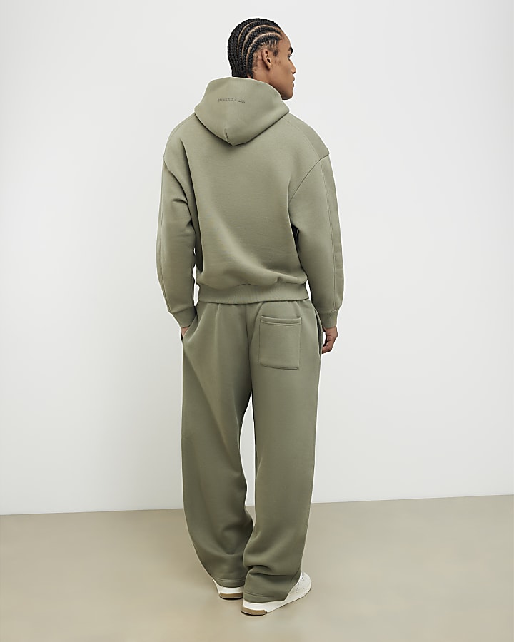 River Island Khaki Oversized Fit Hoodie