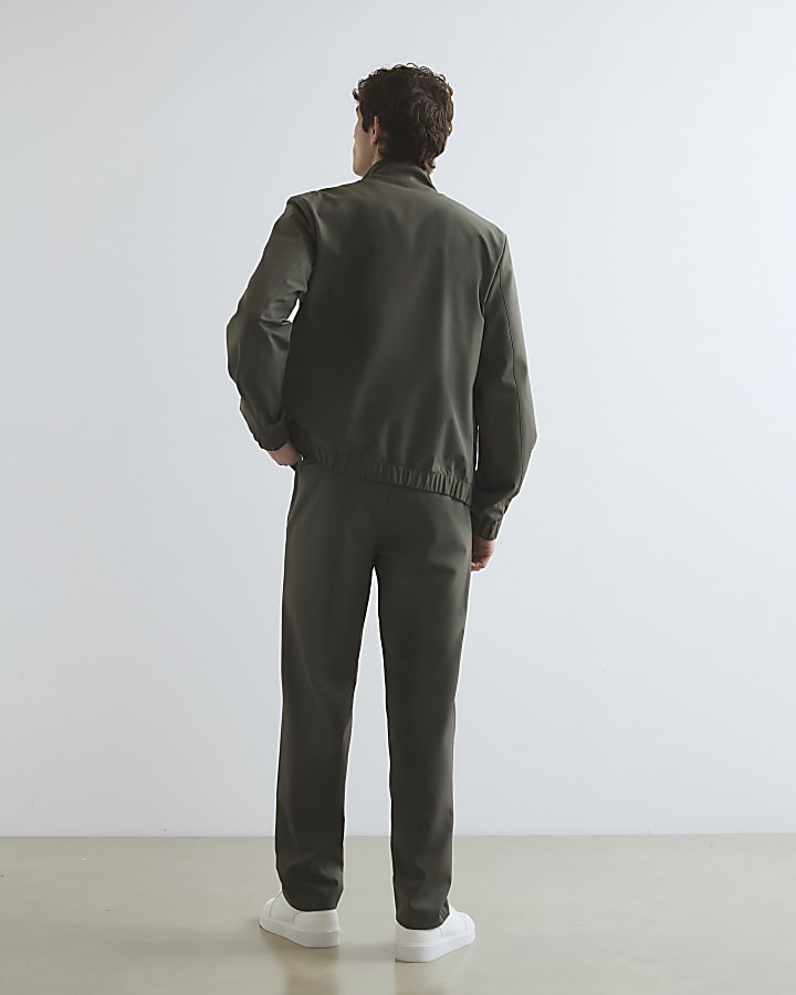 River Island Khaki Skinny Fit Trousers