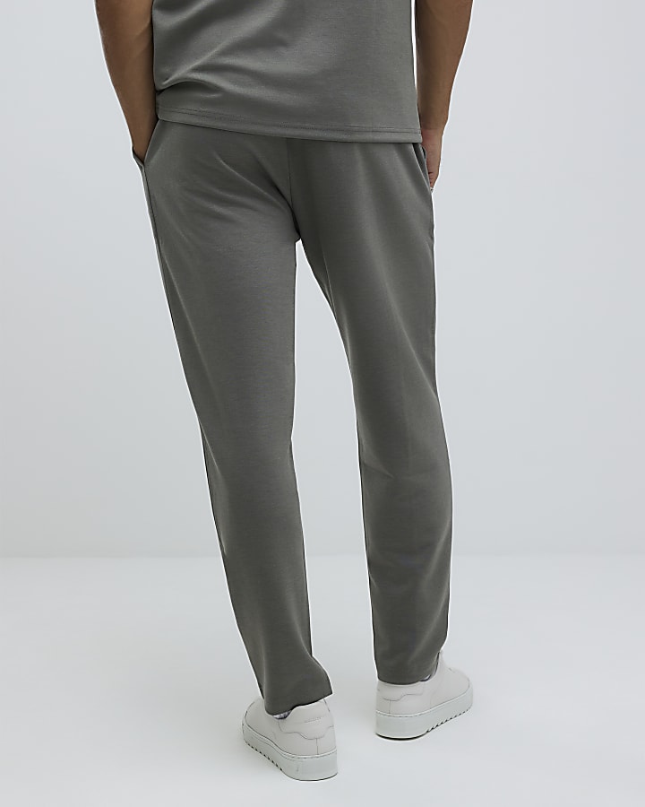 River Island Khaki Slim Fit Joggers