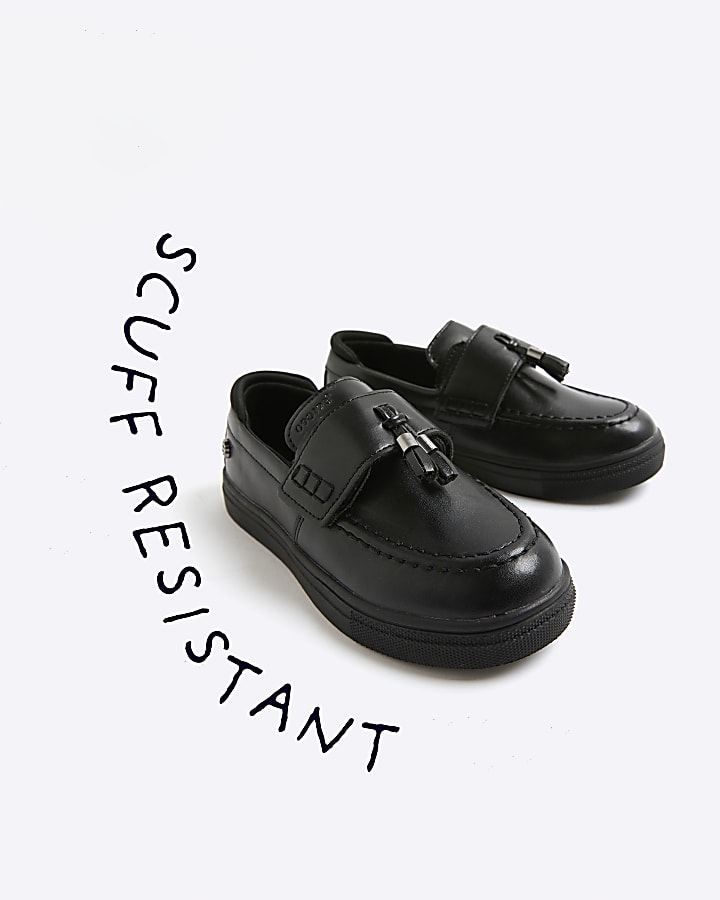 River Island Mini Boys Black Casual Tassel Loafer