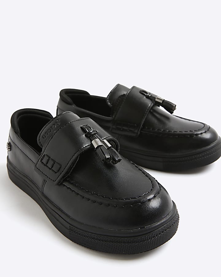 River Island Mini Boys Black Casual Tassel Loafer