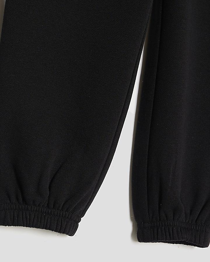 river island Mini Boys Black Joggers