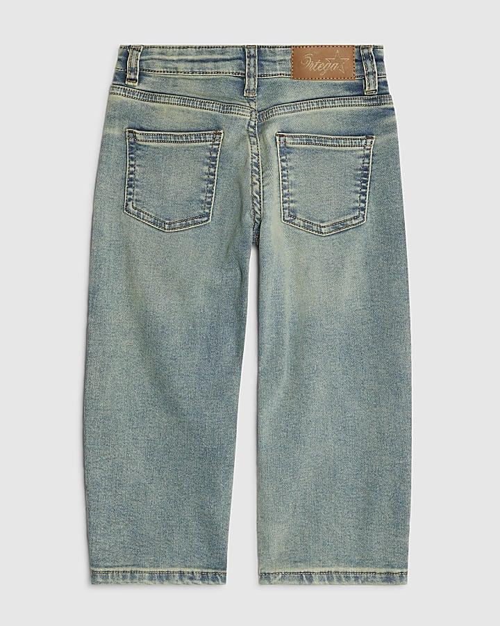 River Island Mini Boys Blue Loose Fit Baggy Jeans
