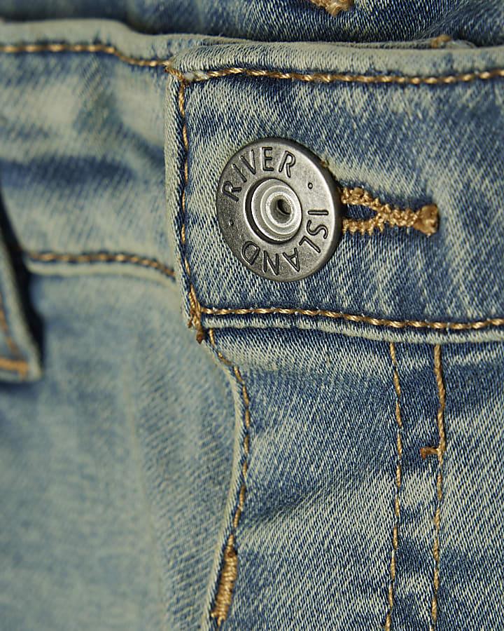 River Island Mini Boys Blue Loose Fit Baggy Jeans