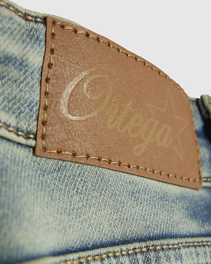 River Island Mini Boys Blue Loose Fit Baggy Jeans