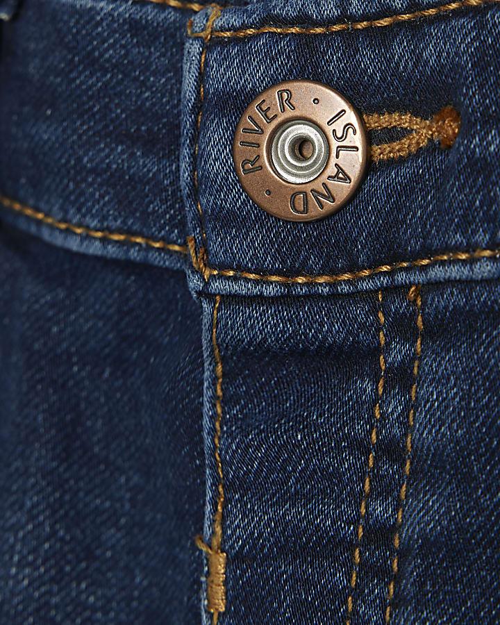 River Island Mini Boys Blue Stretch Skinny Jeans