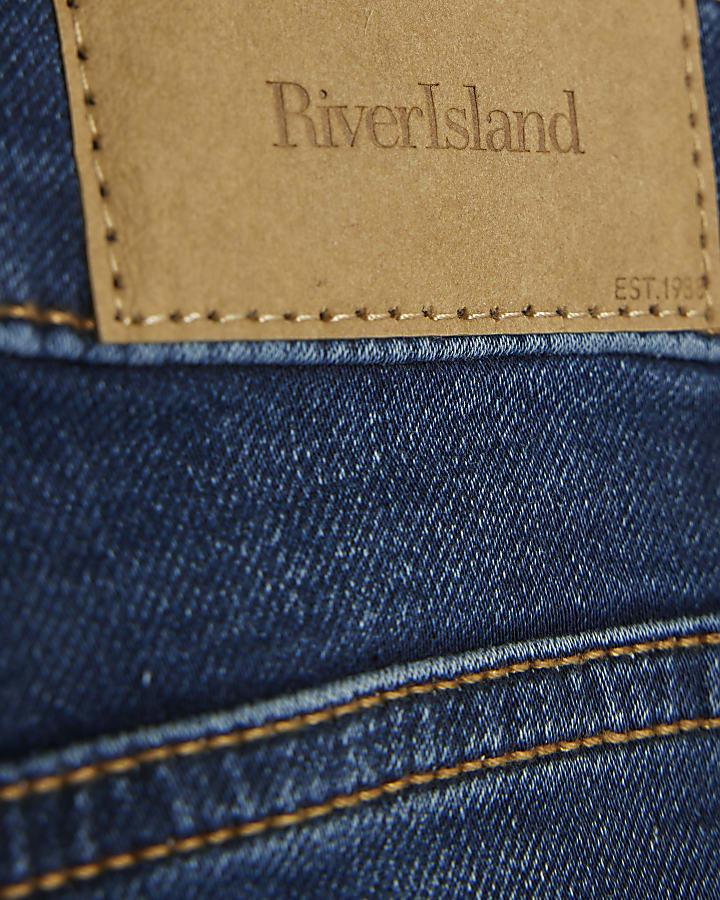River Island Mini Boys Blue Stretch Skinny Jeans