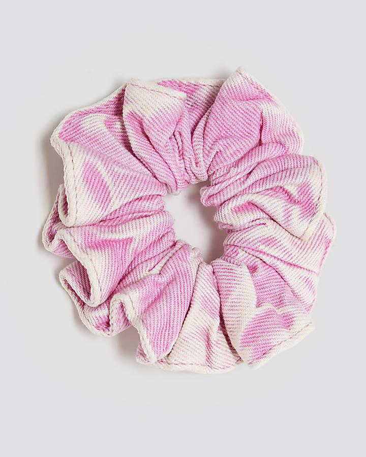 River Island Mini Girls Pink Wide Leg Jeans Set