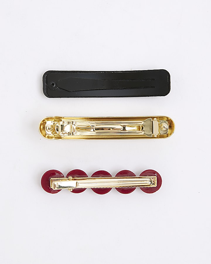 river island Multi Colour Pack Of 3 Hair Clips