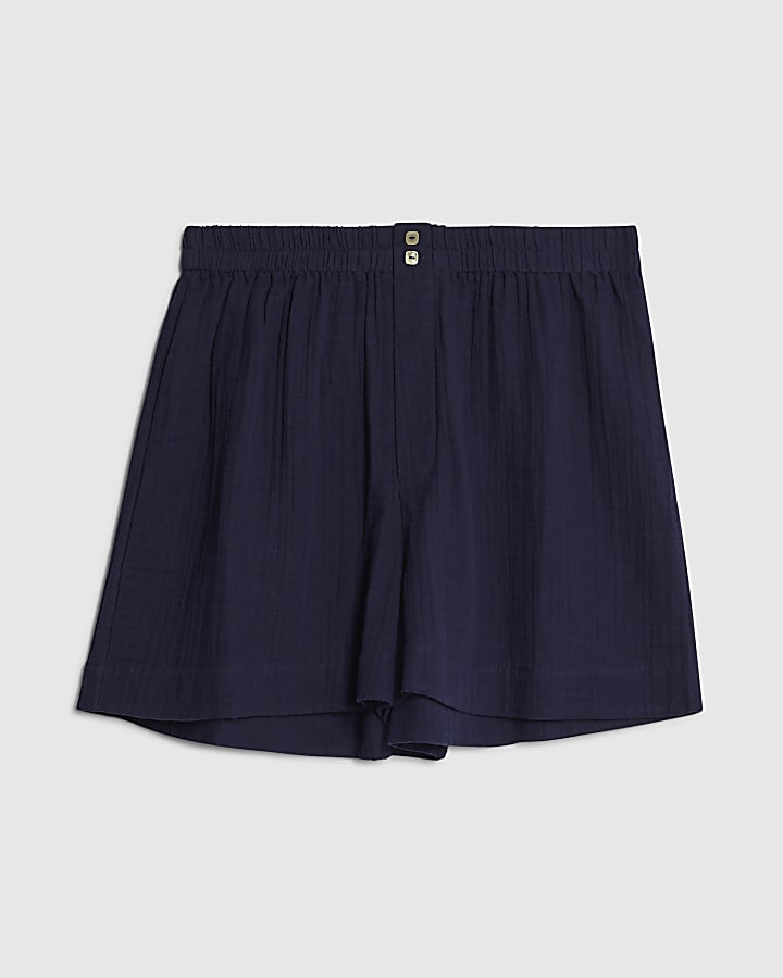 river island Navy Beach Shorts