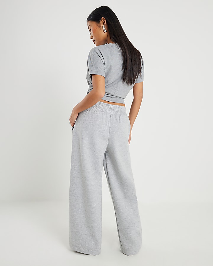 River Island Petite Grey Tailored Trousers