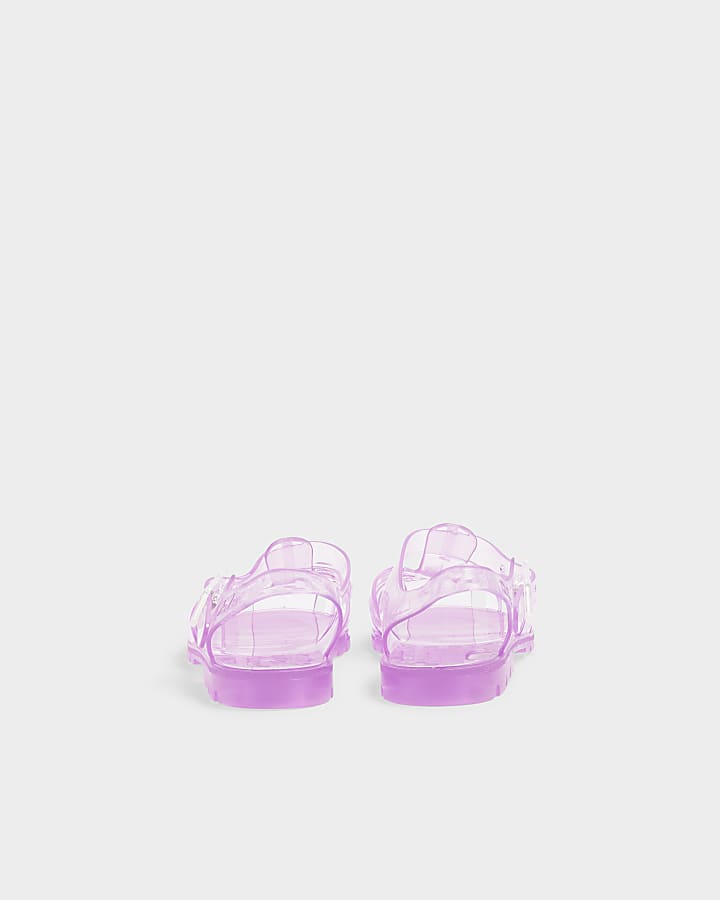 River Island Pink Juju Caged Jelly Sandals