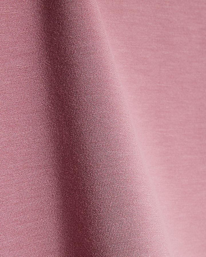 River Island Pink Premium Boxy Fit T-shirt