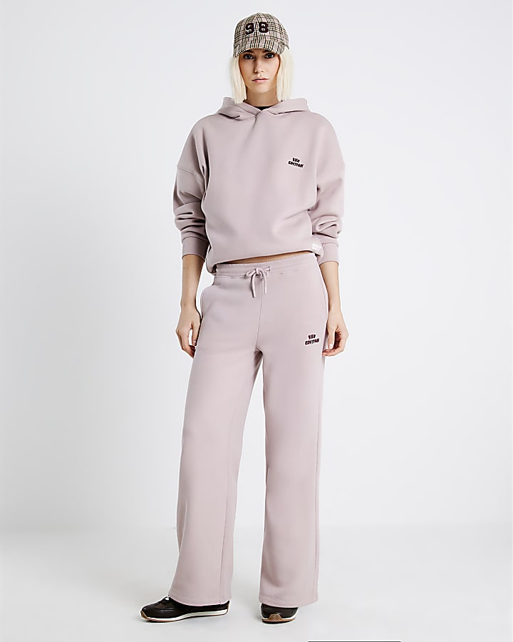 River Island Pink RVR Edition Back Print Hoodie