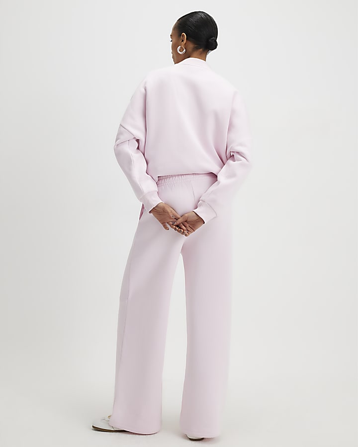 River Island Pink Wide Leg Joggers