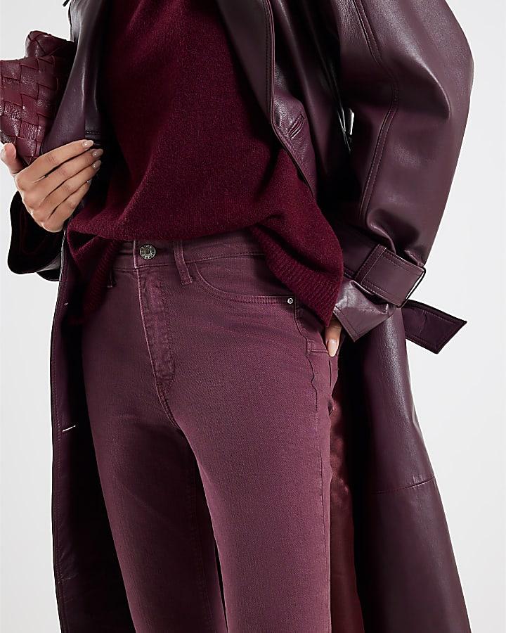 River Island Purple Skinny Jeans