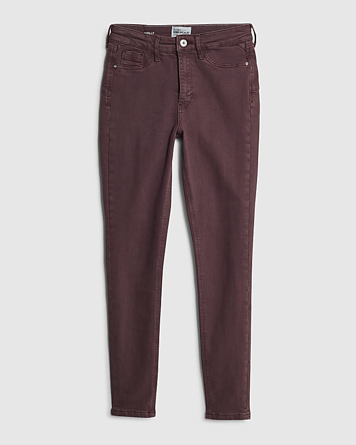 river island Purple Skinny Jeans