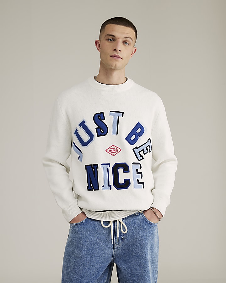 River Island Real Hackney Dave Just Be Nice Jumper