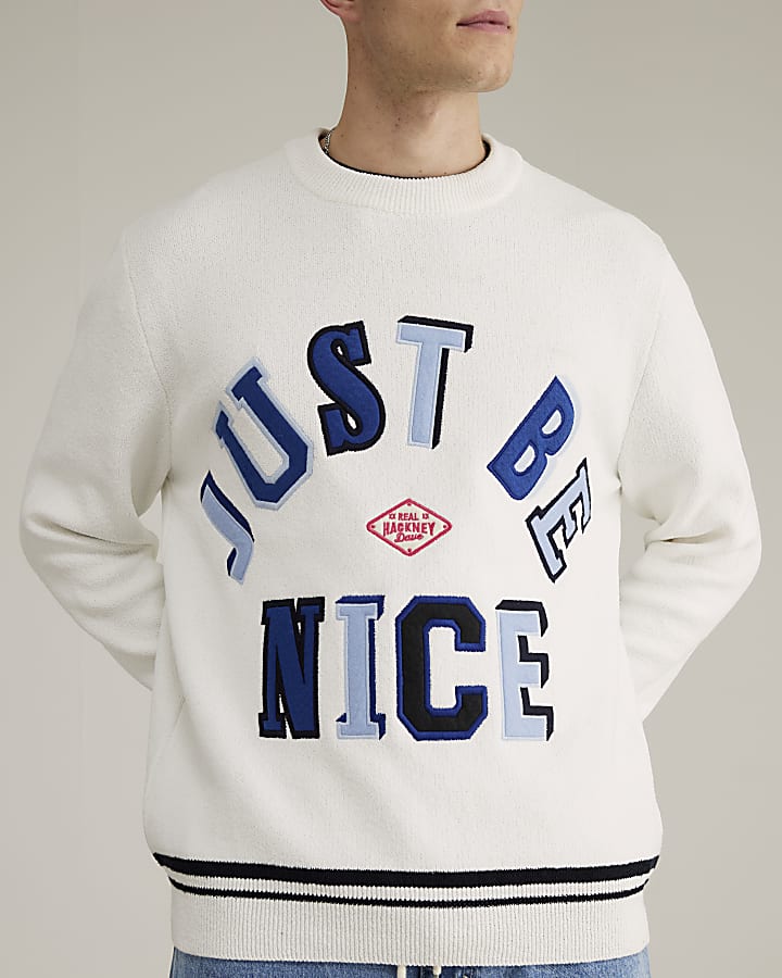 River Island Real Hackney Dave Just Be Nice Jumper