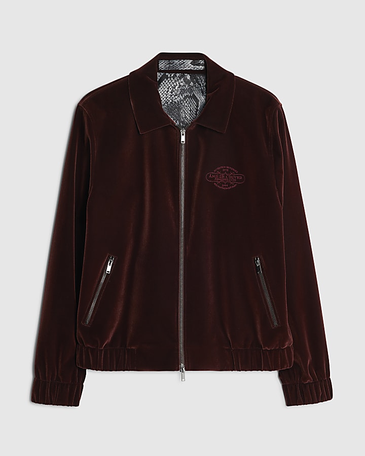 river island Red Velvet Harrington Jacket