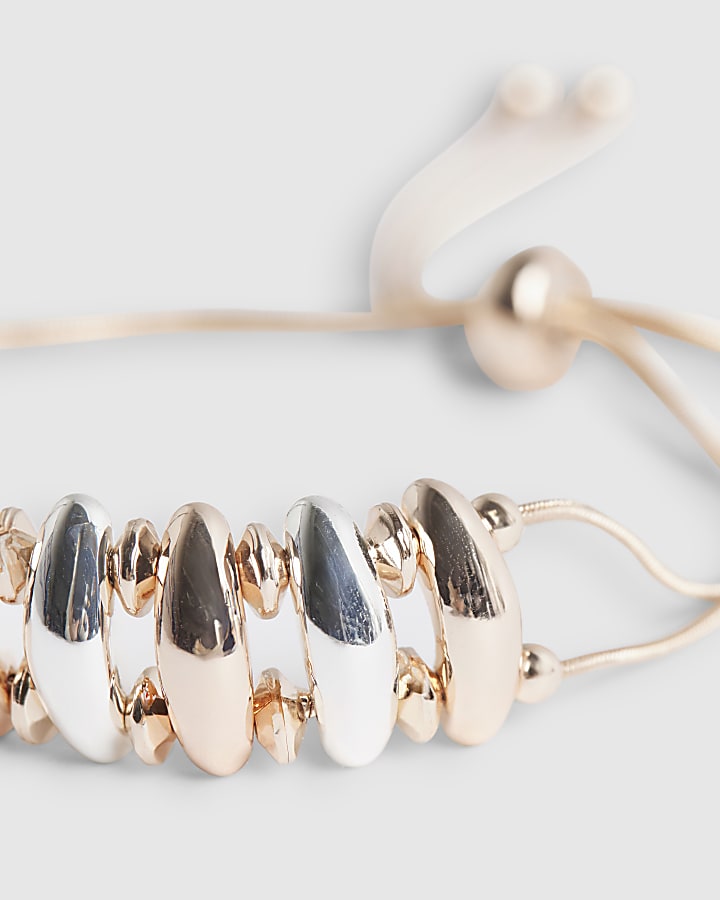 river island Rose Gold and Silver Bracelet