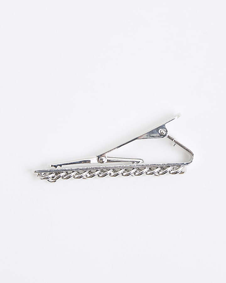 river island Silver Chain Tie Slide