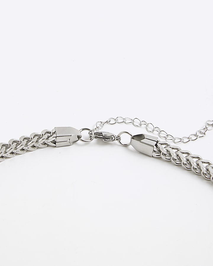 River Island Silver Chunky Chain Necklace