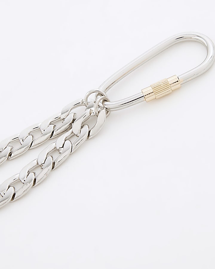 river island Silver Multi Mixed Metal Bracelet