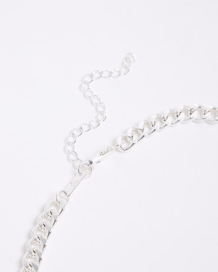 River Island Silver Premium Chain Necklace