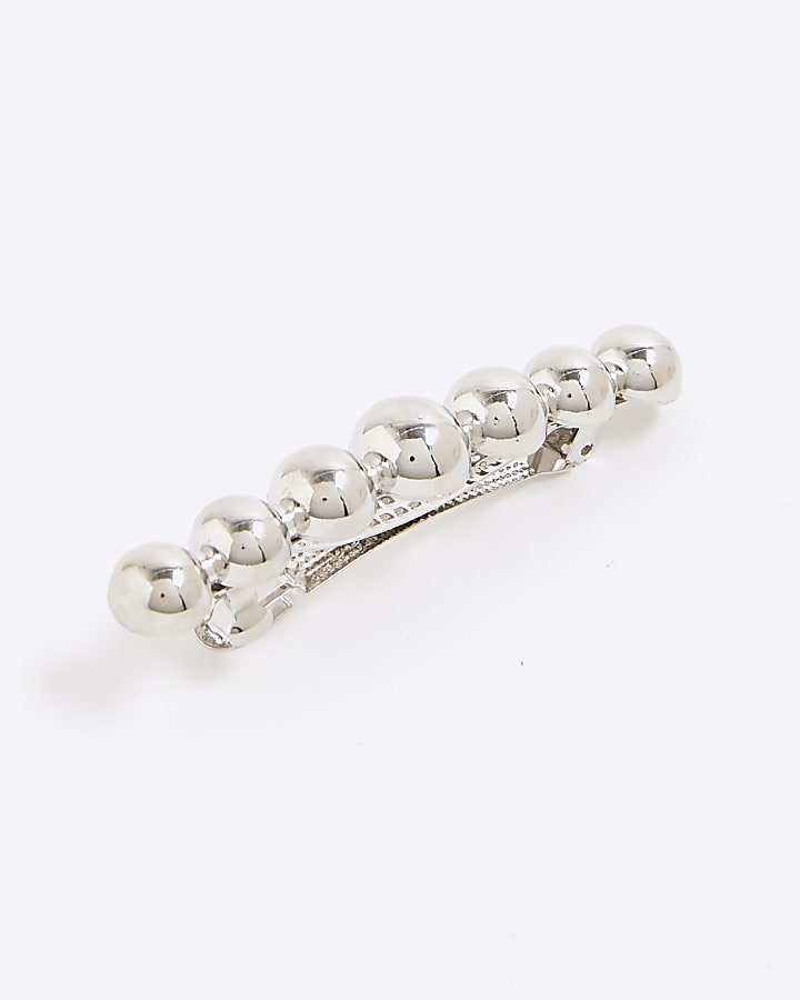 River Island Silver Sphere Hair Clip
