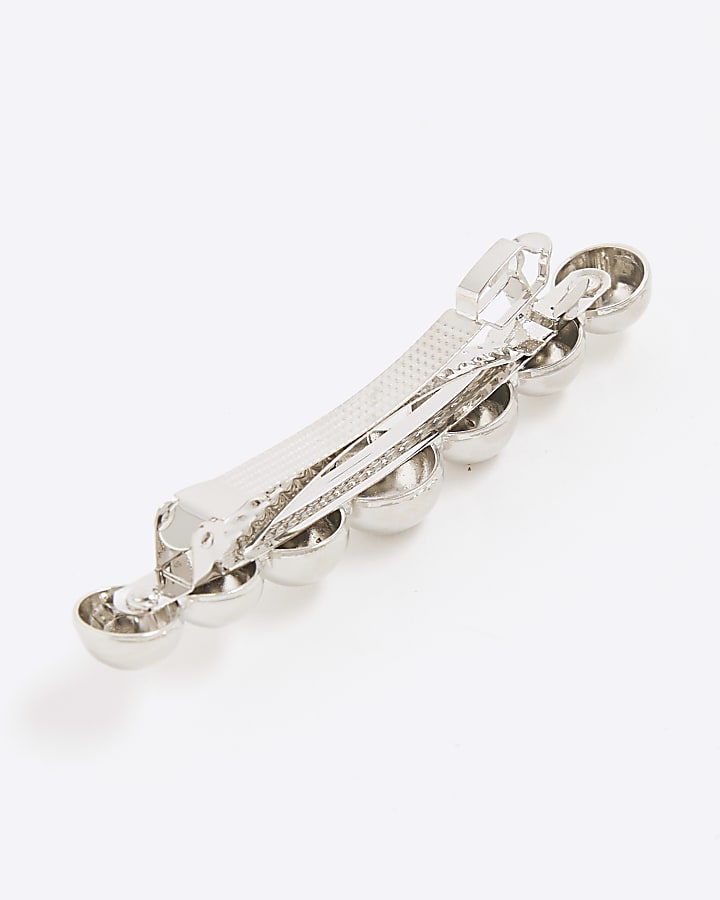 River Island Silver Sphere Hair Clip