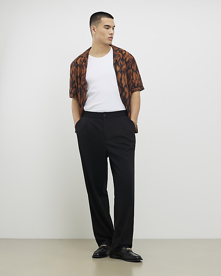 River Island White Muscle Fit Ribbed Vest