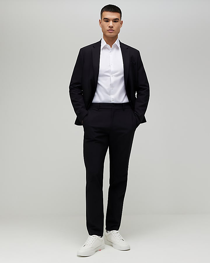 River Island White Muscle Fit Shirt