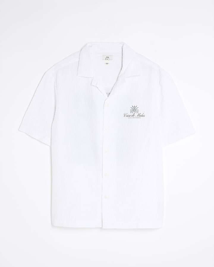 river island White Regular Fit Casa De Midas Shirt