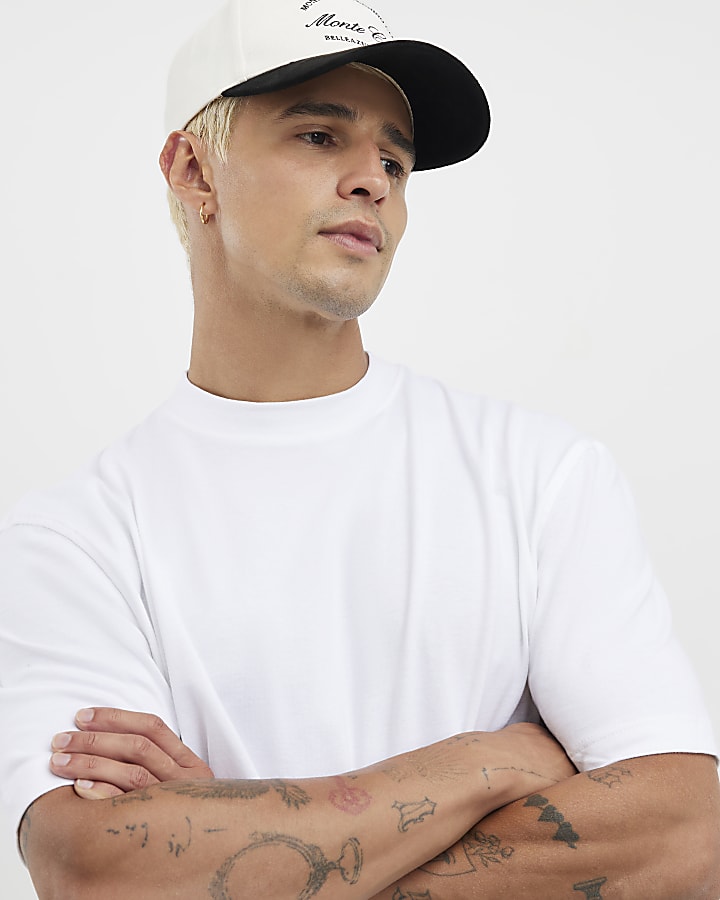 River Island White Regular Fit Pack Of 3 T-Shirts