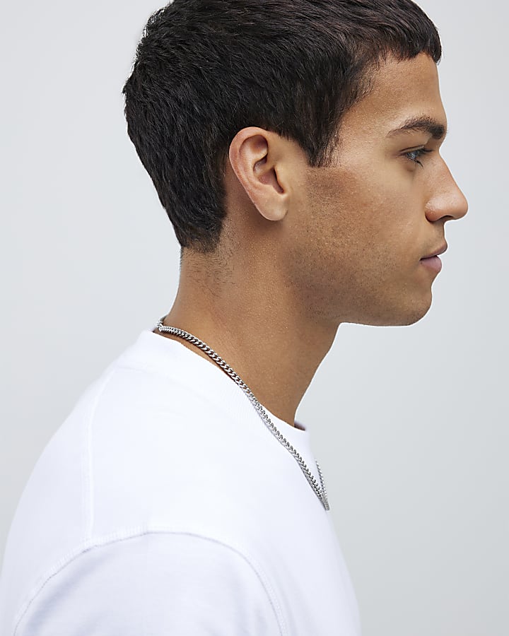 River Island White Regular Fit T-Shirt