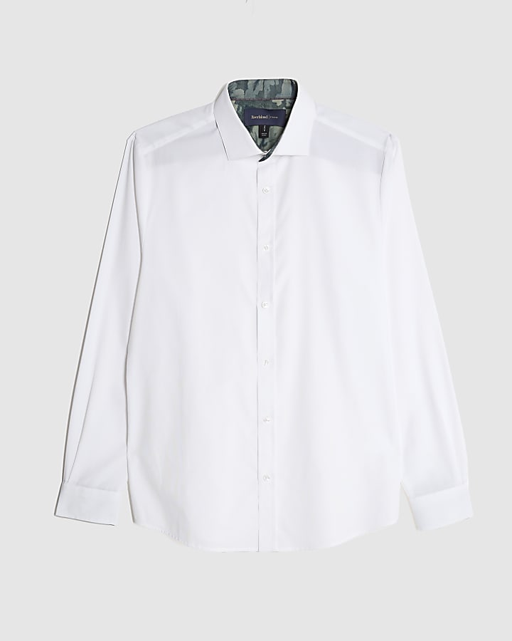 river island White Slim Fit Shirt